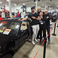 Mike Hall and Connor with KITT at Motorama Toronto